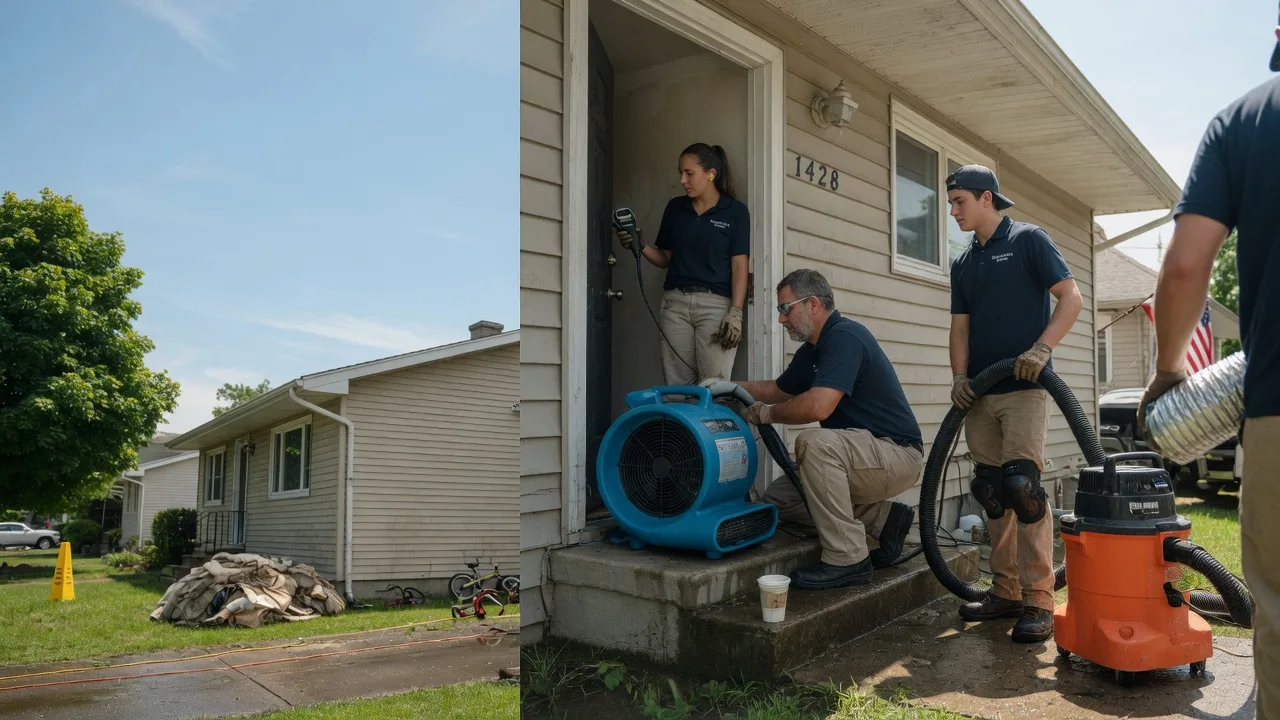 Water Damage Restoration in Mechanicsburg, IL near me